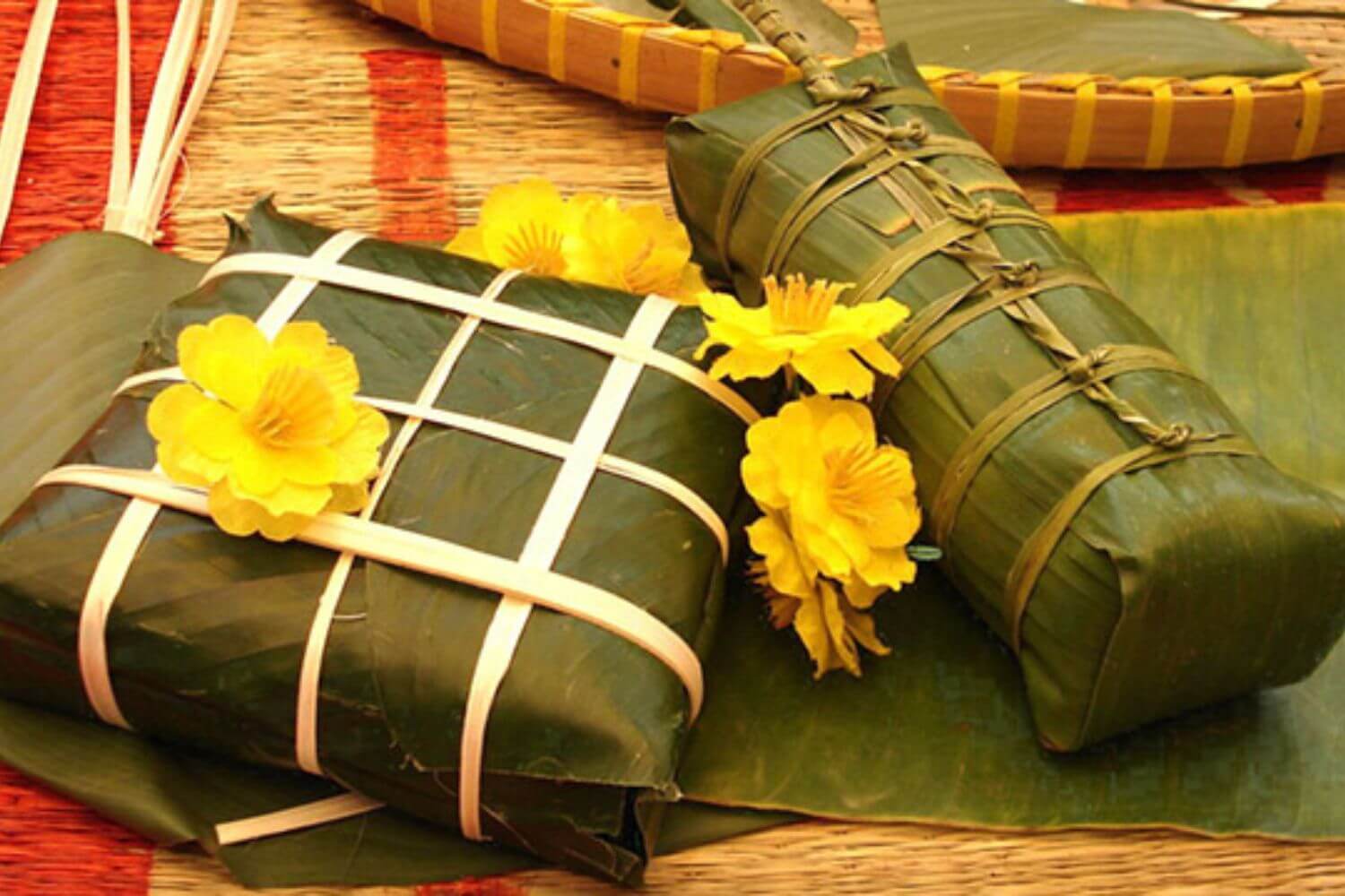 bánh tét bánh chưng  bánh tét bánh chưng