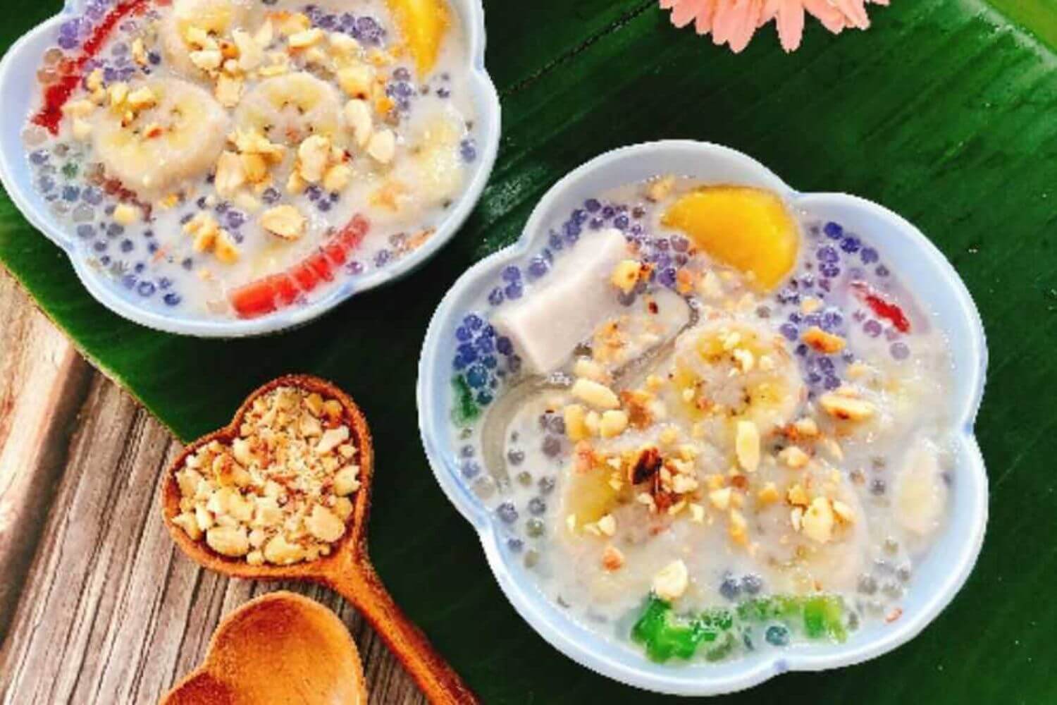 Chè chuối chưng Chè chuối chưng