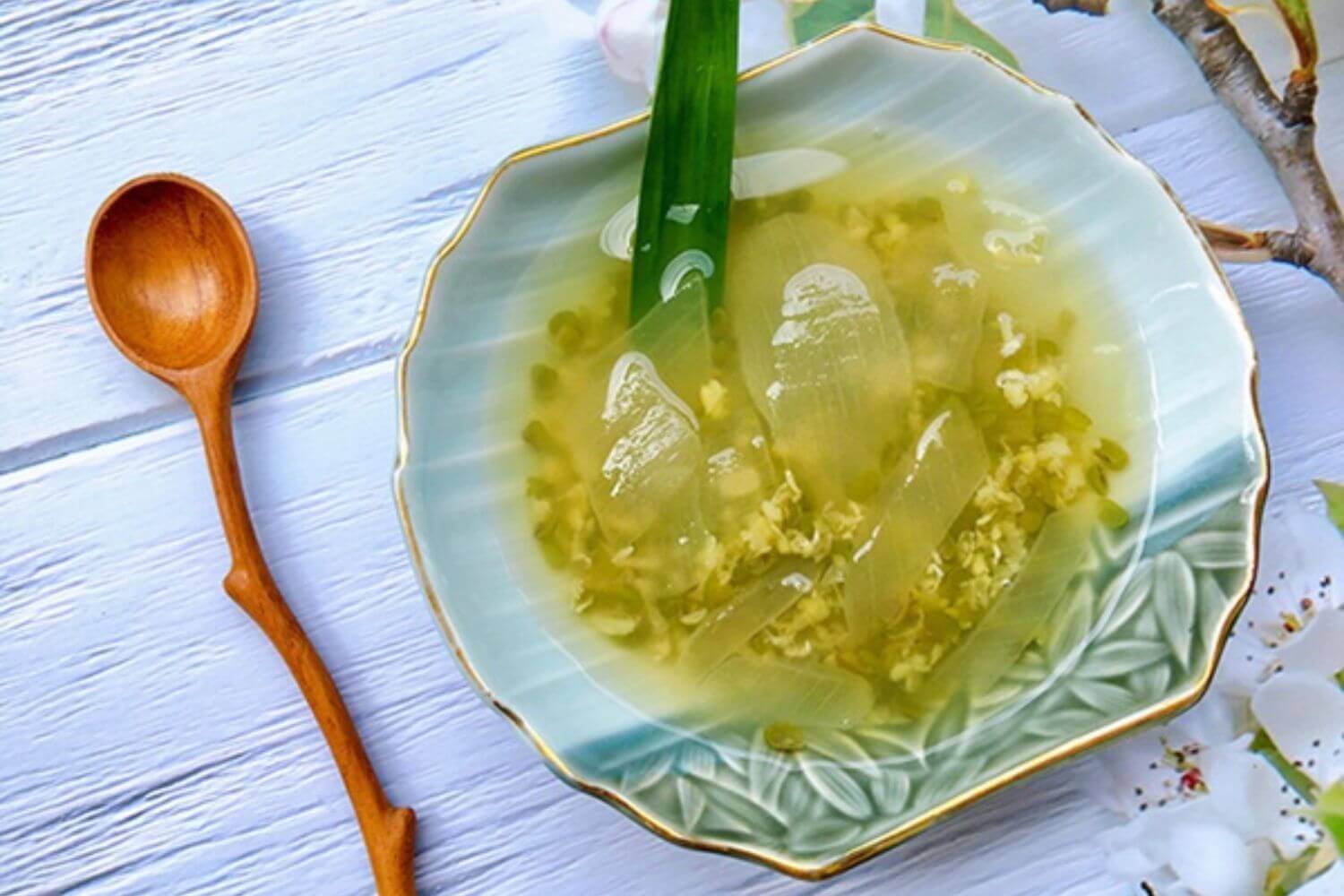 Chè nha đam đường phèn Chè nha đam đường phèn